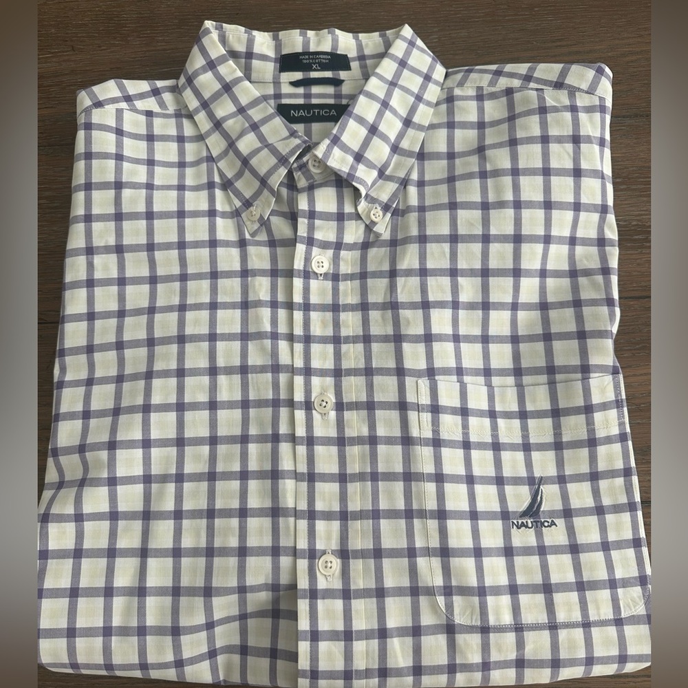 Nautica short sleeve button down‎ size XL